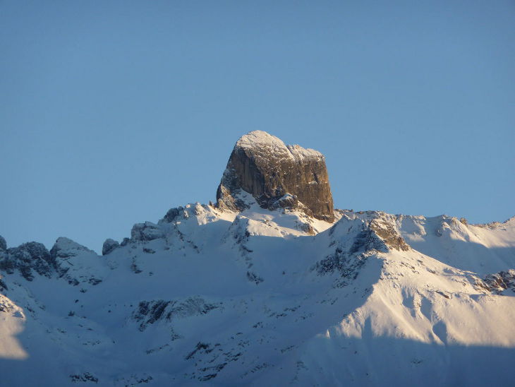 La Pierra Menta enneigée